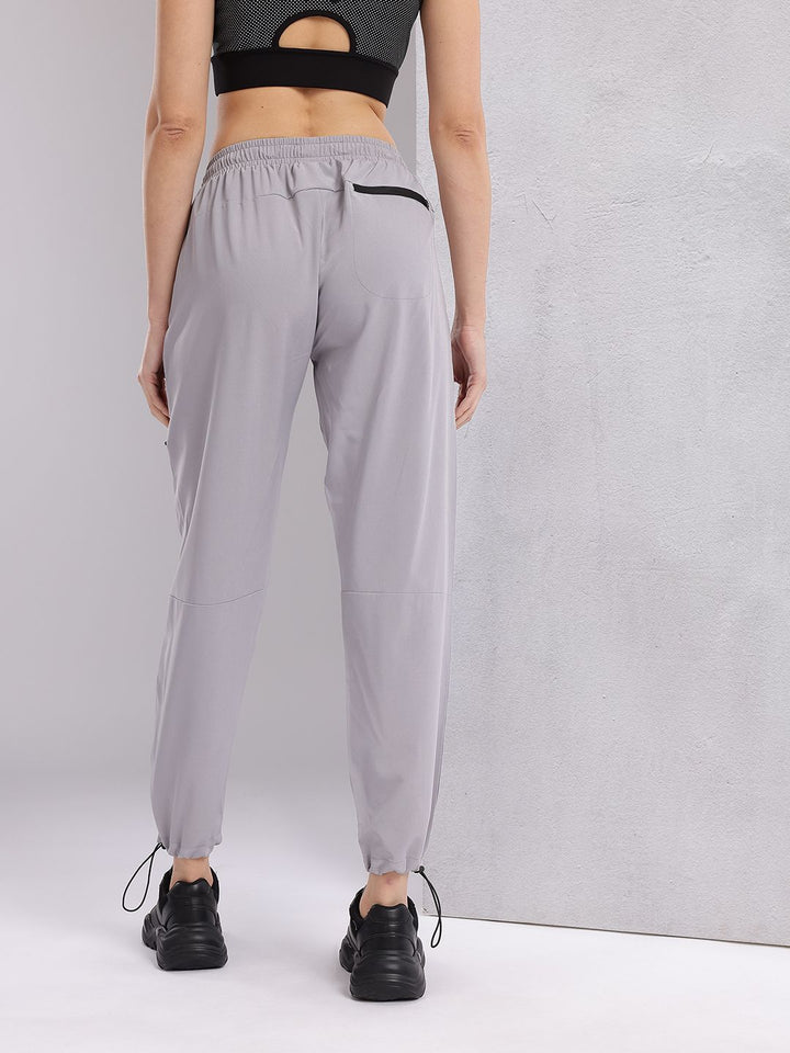 HRX by Hrithik Roshan Women Mid-Rise Regular Fit Running  Joggers with Toggle Hem
