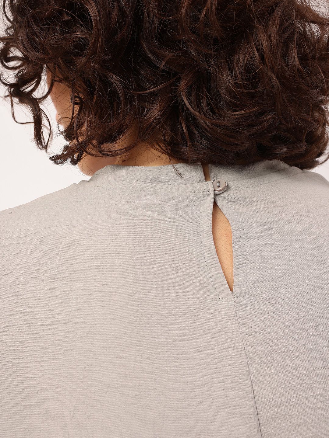 DressBerry Ultimate Grey Muted Melodies T-shirt Dress