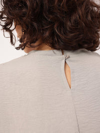 DressBerry Ultimate Grey Muted Melodies T-shirt Dress