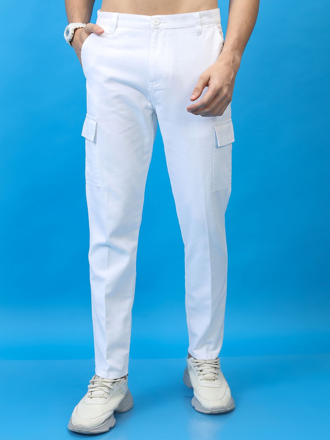 Highlander Lelaki Tapered Fit Cotton Cargos Fit
