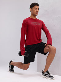 HRX by Hrithik Roshan Men Typography Rapid-Dry Training T-shirt