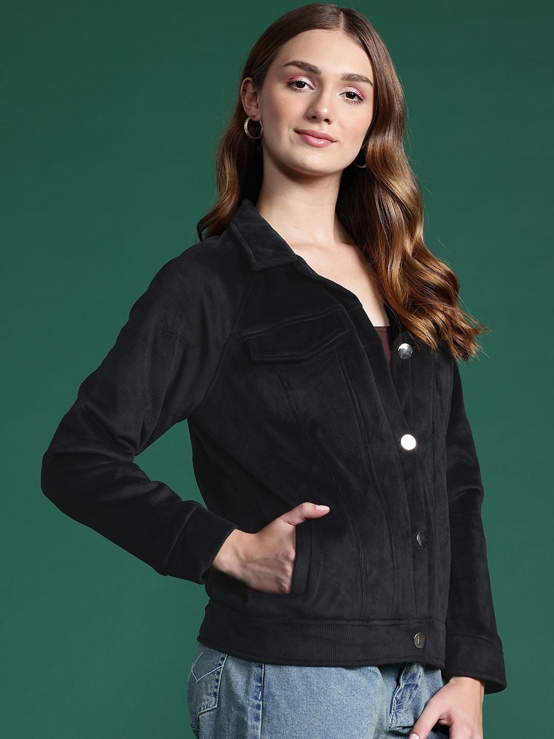 DressBerry Corduroy Tailored Jacket