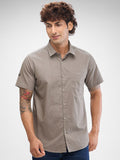 SPYKAR Men Micro Ditsy Printed Spread Collar Slim Fit Casual Shirt