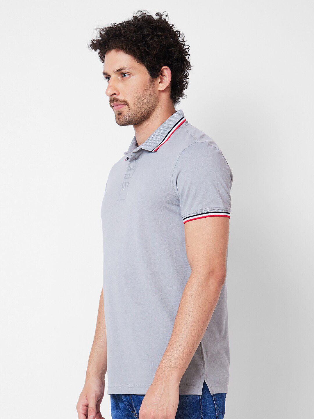 SPYKAR Polo Collar Slim Fit T-shirt