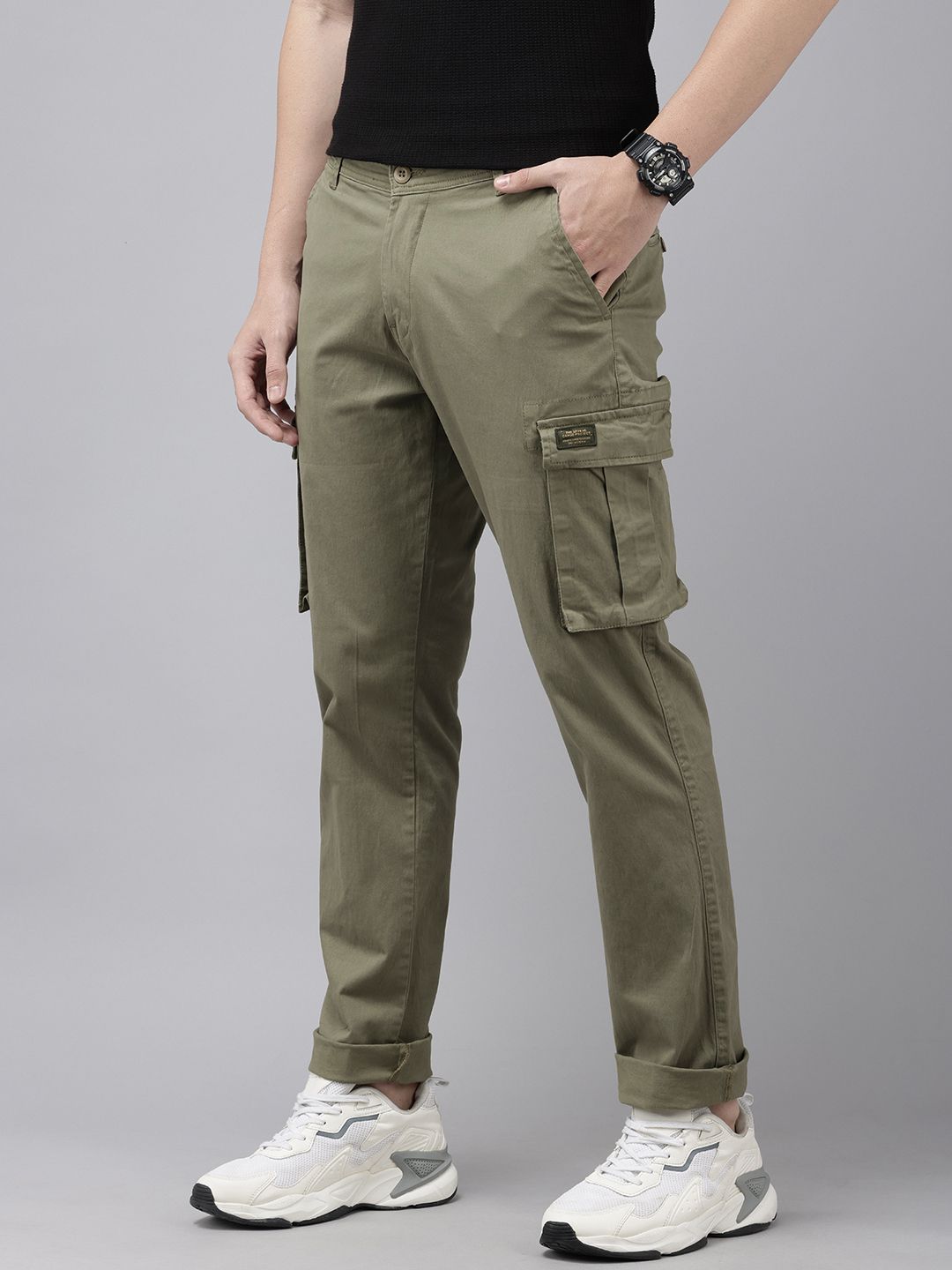 SPYKAR Men Cargos Trousers