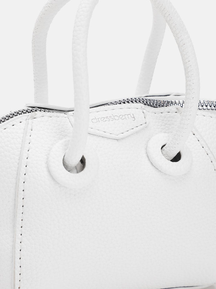 DressBerry Textured Structured Handheld Bag