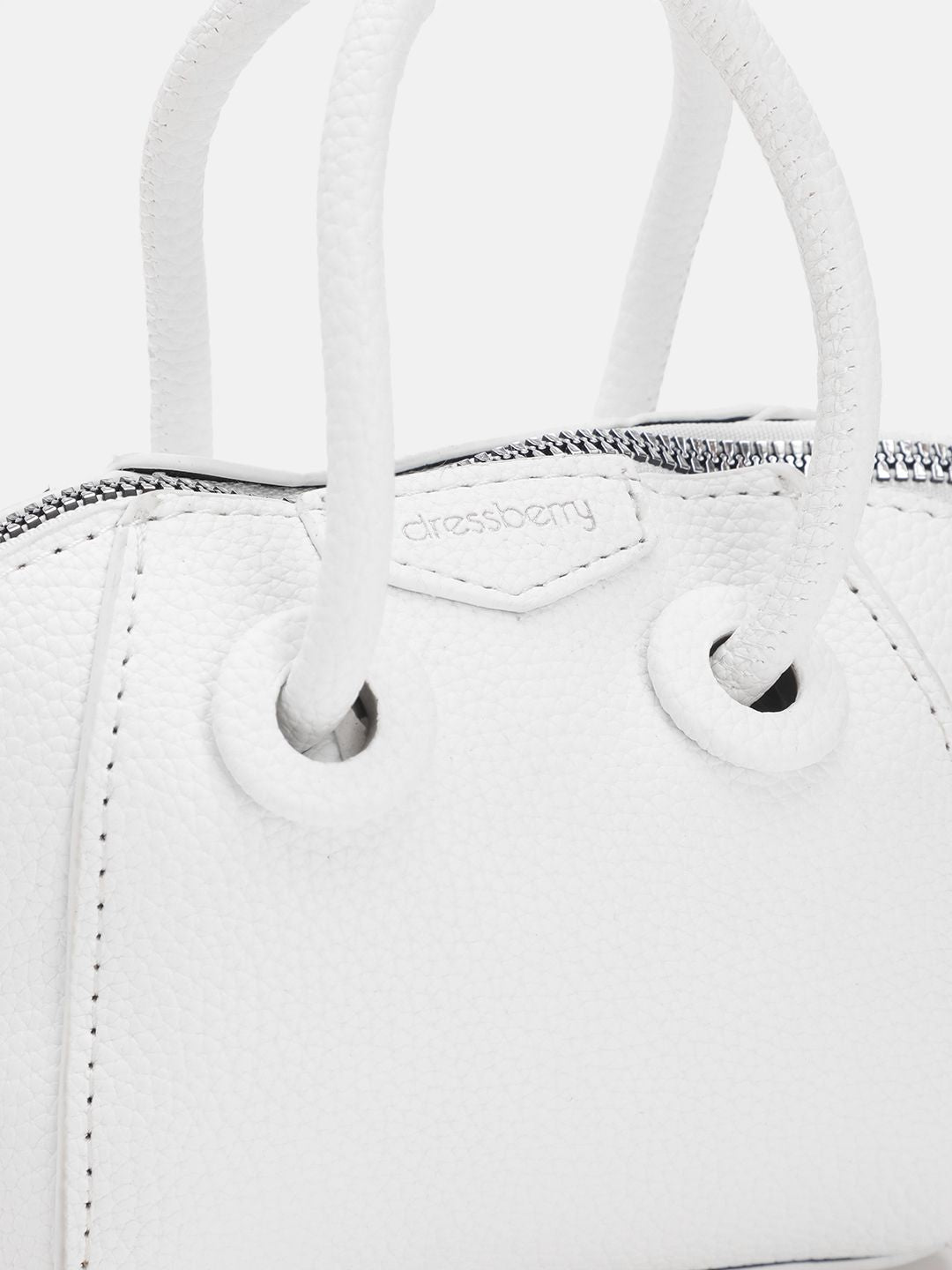 DressBerry Textured Structured Handheld Bag