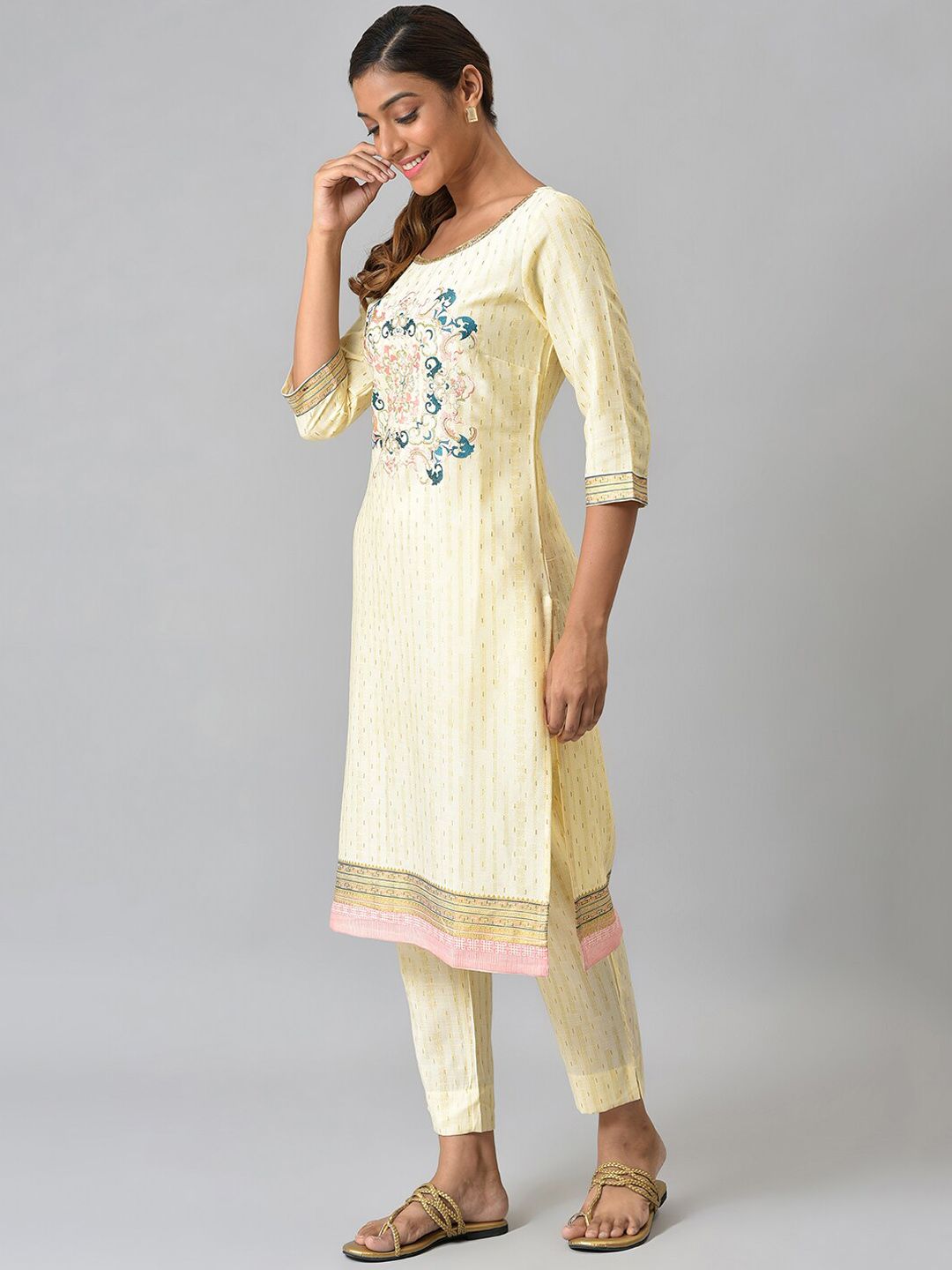 AURELIA Women Ethnic Motifs Printed Kurta