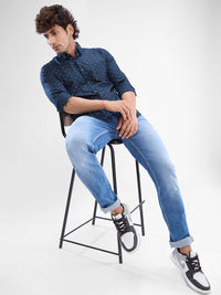 SPYKAR Men Slim Fit Opaque Printed Casual Shirt