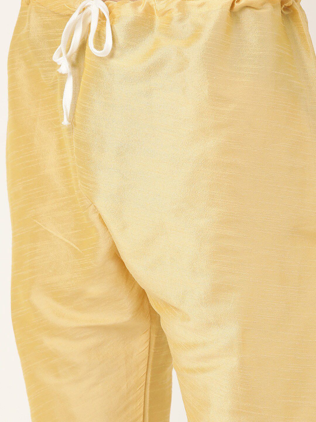 SOJANYA Mandarin Collar Silk Blend Regular Kurta With Churidar & Nehru jacket
