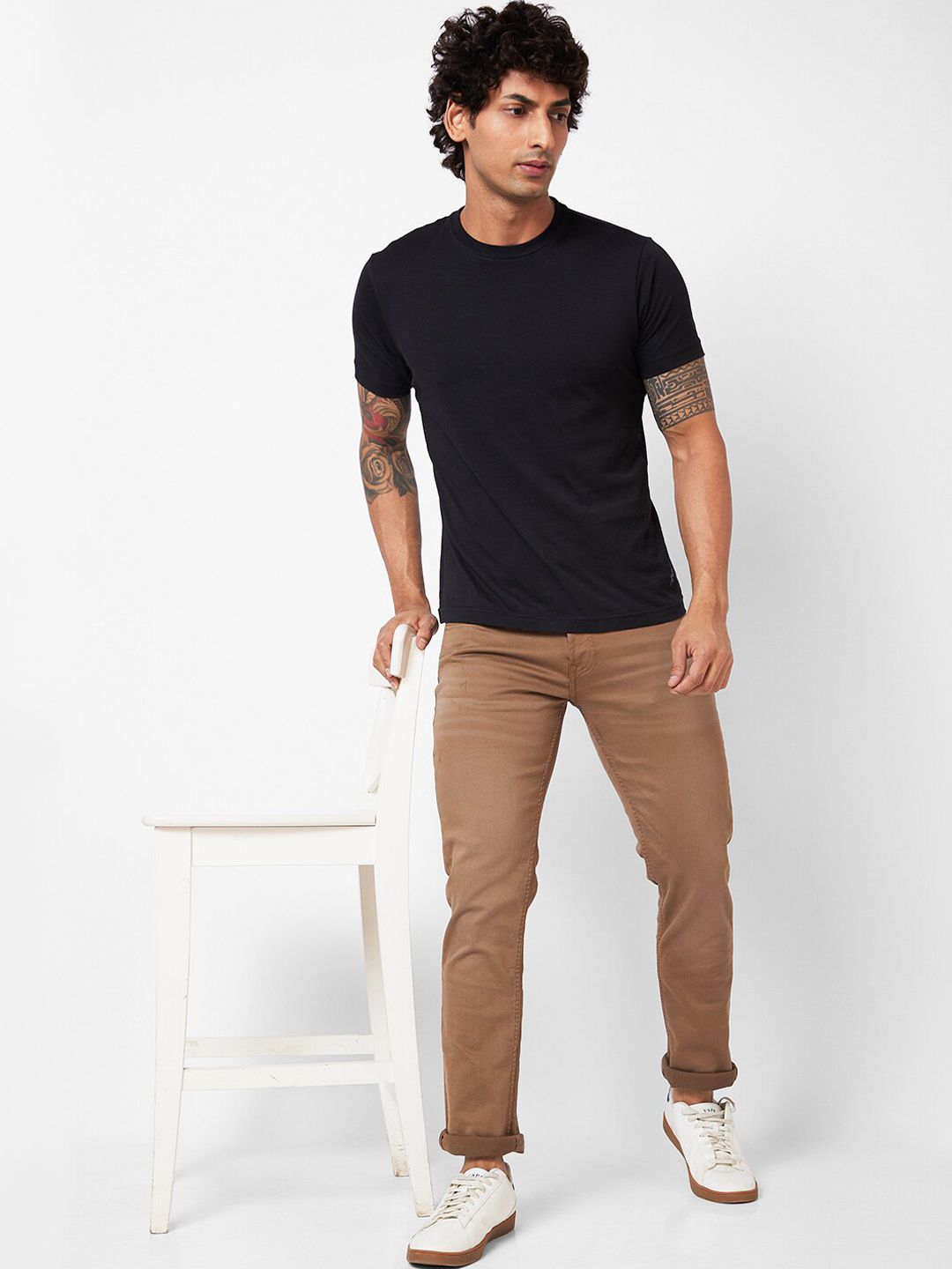SPYKAR Men Mid-Rise Clean Look Cotton Jeans