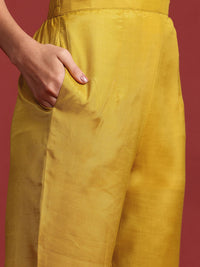 Indo Era Floral Embroidered Sequinned Kurta With Trousers & Dupatta