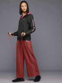 HRX by Hrithik Roshan Rapid-Dry Typography Print Hooded Training Tailored Jacket
