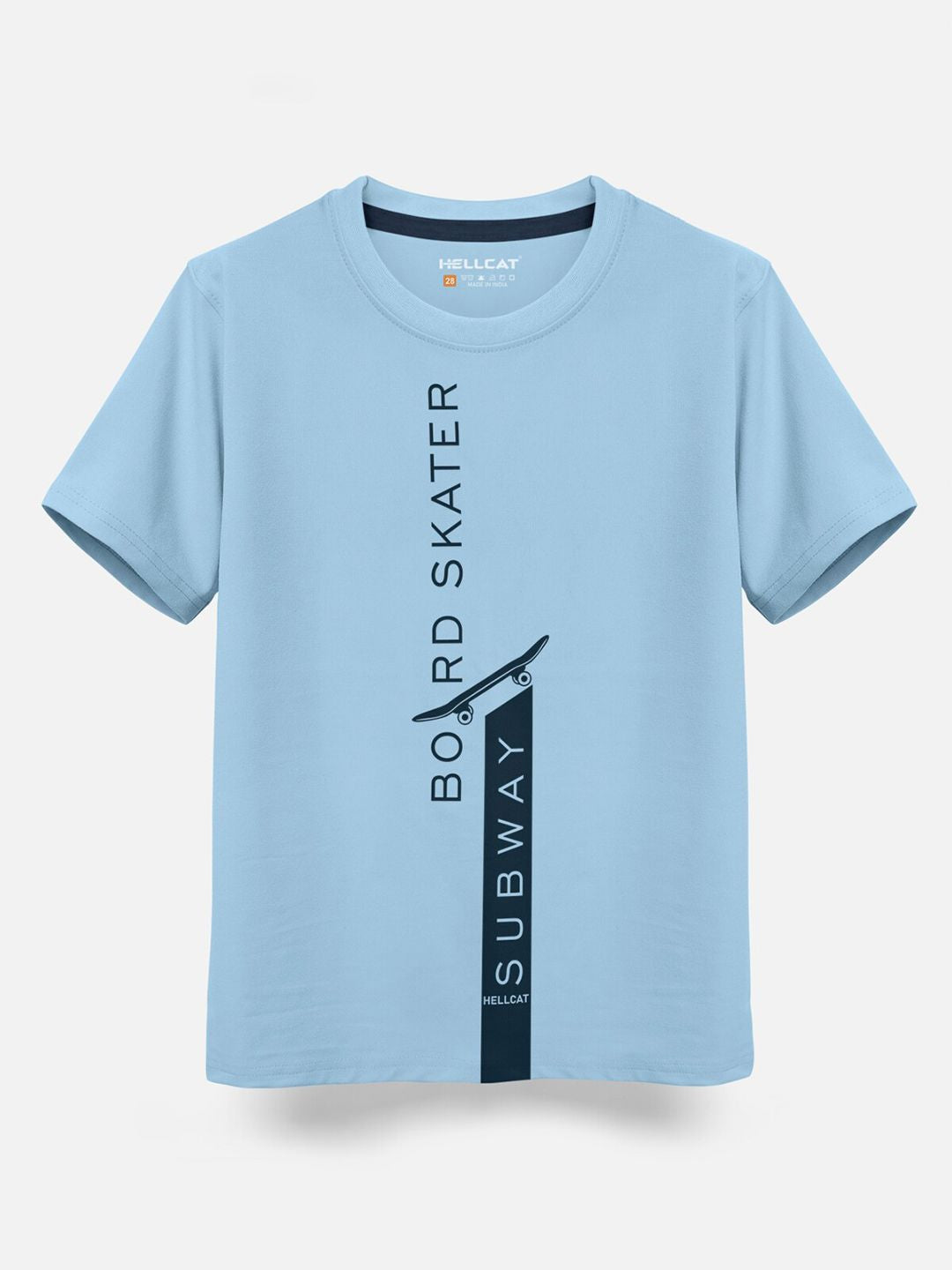 HELLCAT Boys Pack Of 5 Typography Printed Cotton T-shirt