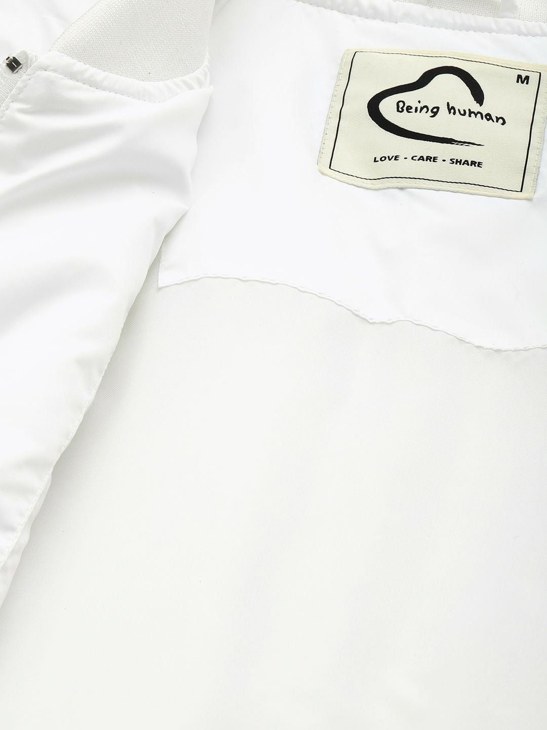 Being Human Mandarin Collar Long Sleeves Bomber Jacket