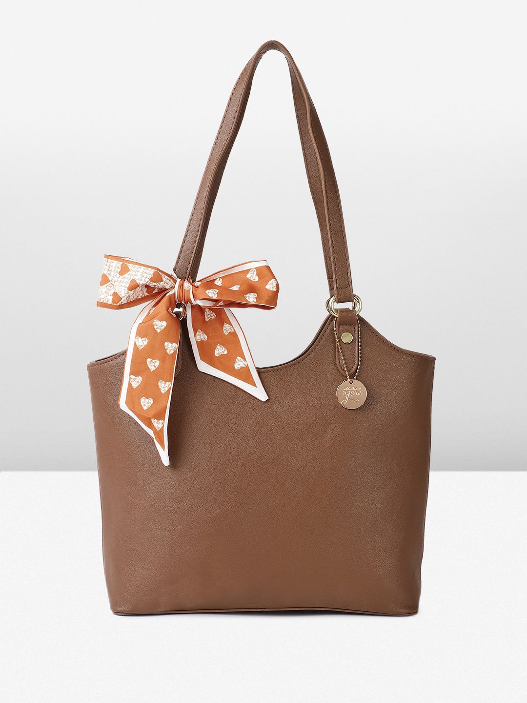 all about you Structured Shoulder Bag with Bow Detail