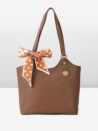 all about you Structured Shoulder Bag with Bow Detail