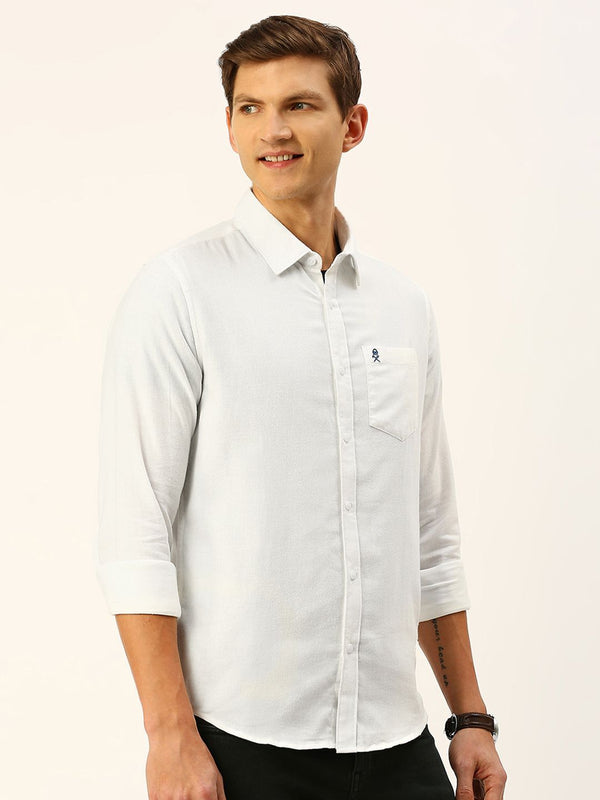 Thomas Scott Men Classic Slim Fit Flannel Casual Shirt