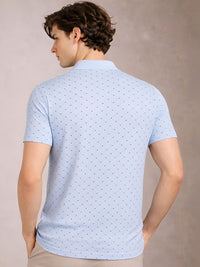Baju-T Kolar Polo Bercetak ADRO Lelaki