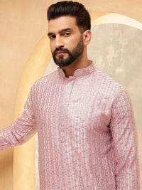 SOJANYA Men Embroidered Thread Work Kurta