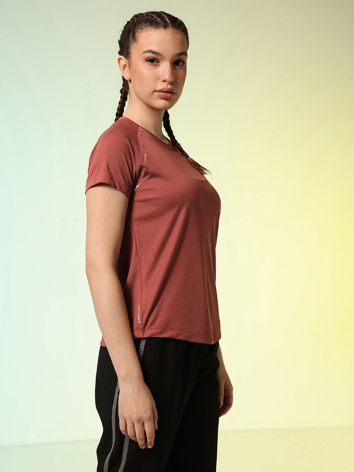 HRX by Hrithik Roshan ACTIVE-GODDESS Rapid Dry Training T-shirt