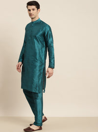 SOJANYA Mandarin Collar Regular Kurta With Pyjamas & Nehru Jacket