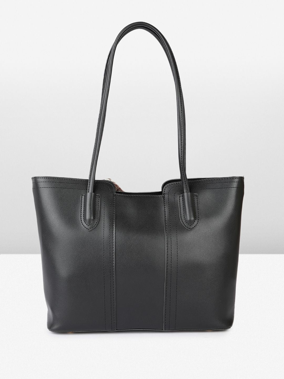 DressBerry Structured Shoulder Bag with Scarf