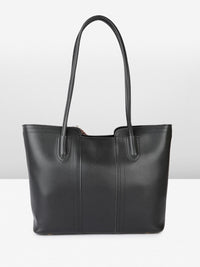 DressBerry Structured Shoulder Bag with Scarf