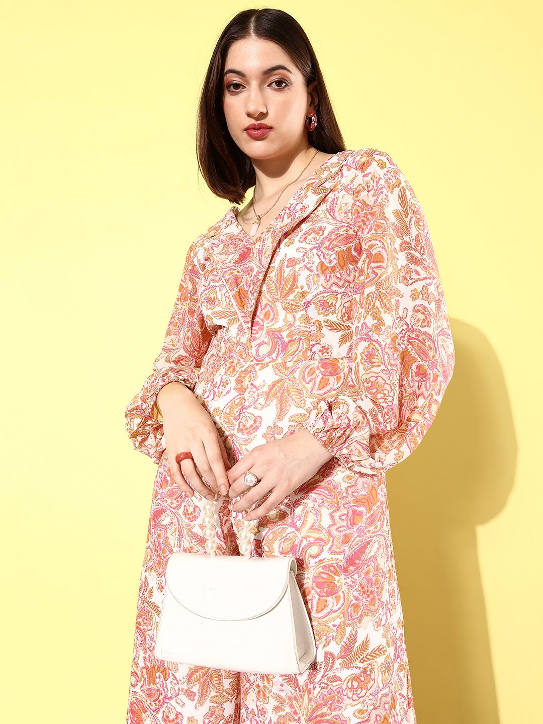 QUIERO Printed Basic Jumpsuit
