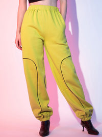 STREET 9 Women Yellow Loose Fit Joggers