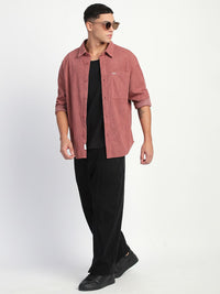 THE BEAR HOUSE Men Corduroy Relax Fit Casual Shirt