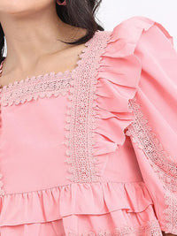 Tokyo Talkies Lace Blouson Top