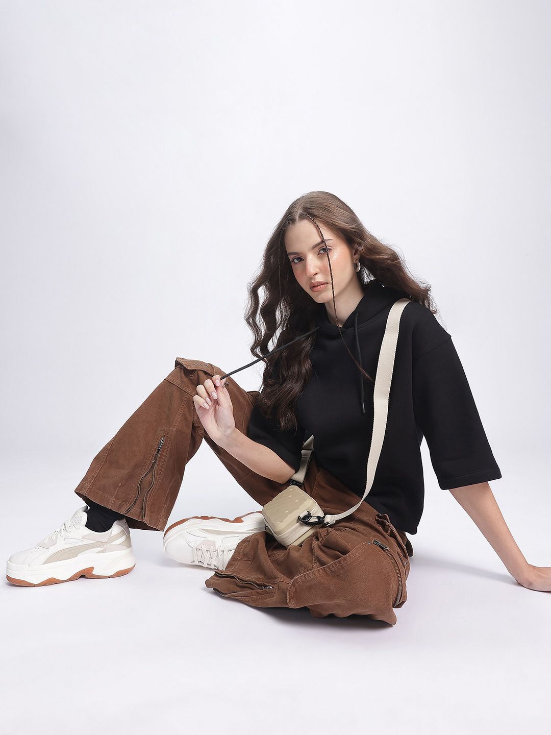 DressBerry Retro Revival Relaxed Fit Sweatshirt