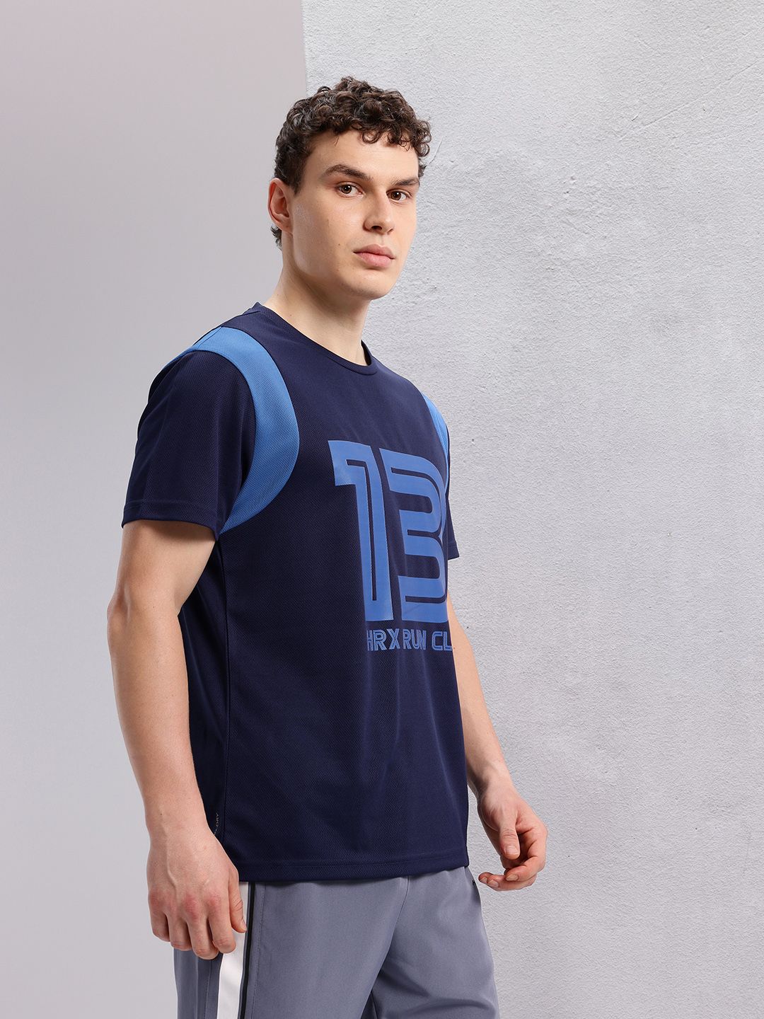 HRX by Hrithik Roshan Men Typography Printed Rapid-Dry Running T-shirt