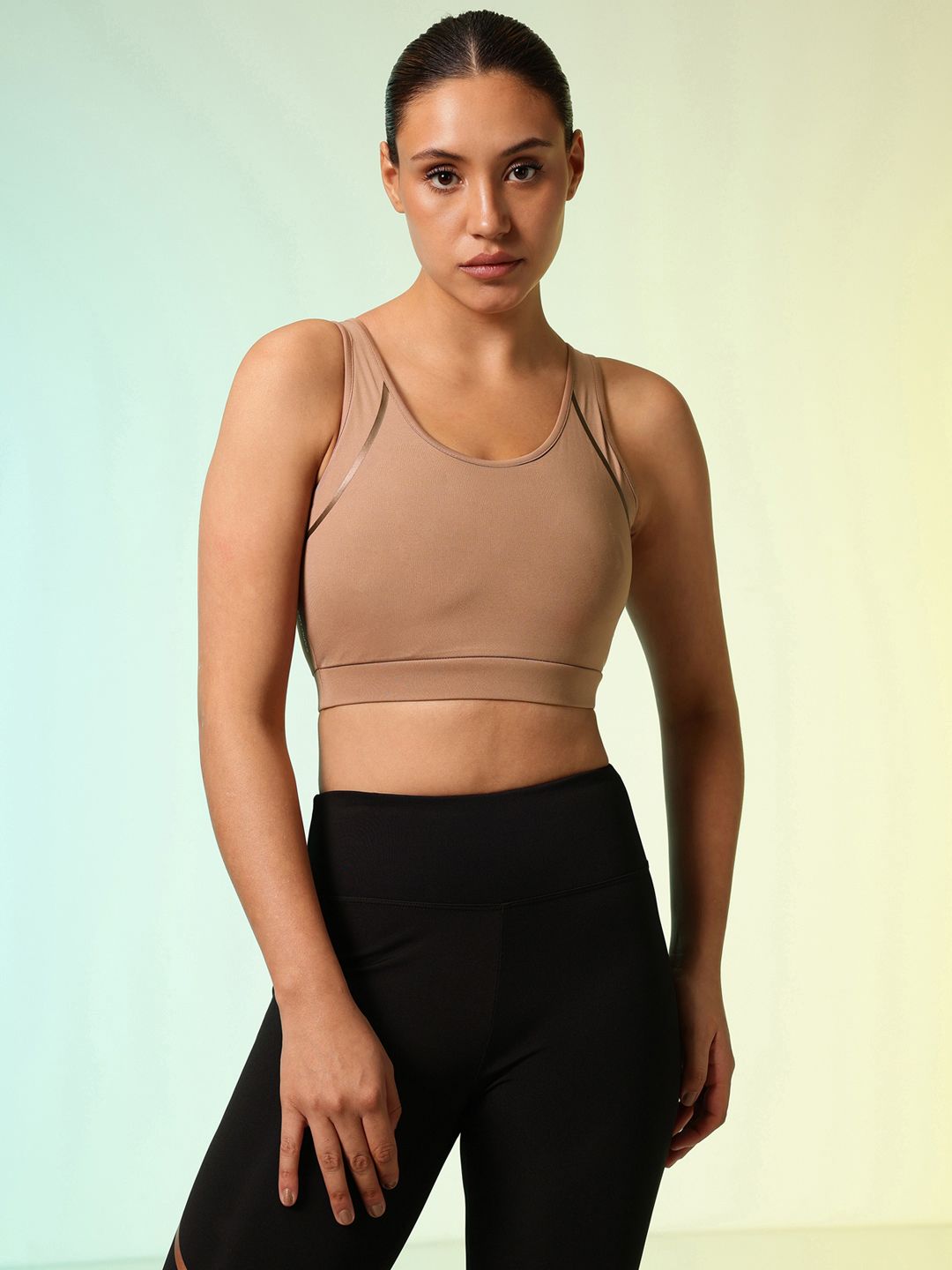 HRX by Hrithik Roshan Active Goddess Rapid-Dry Padded Training Bra HR_SS25_W_BA_KT171_03_A