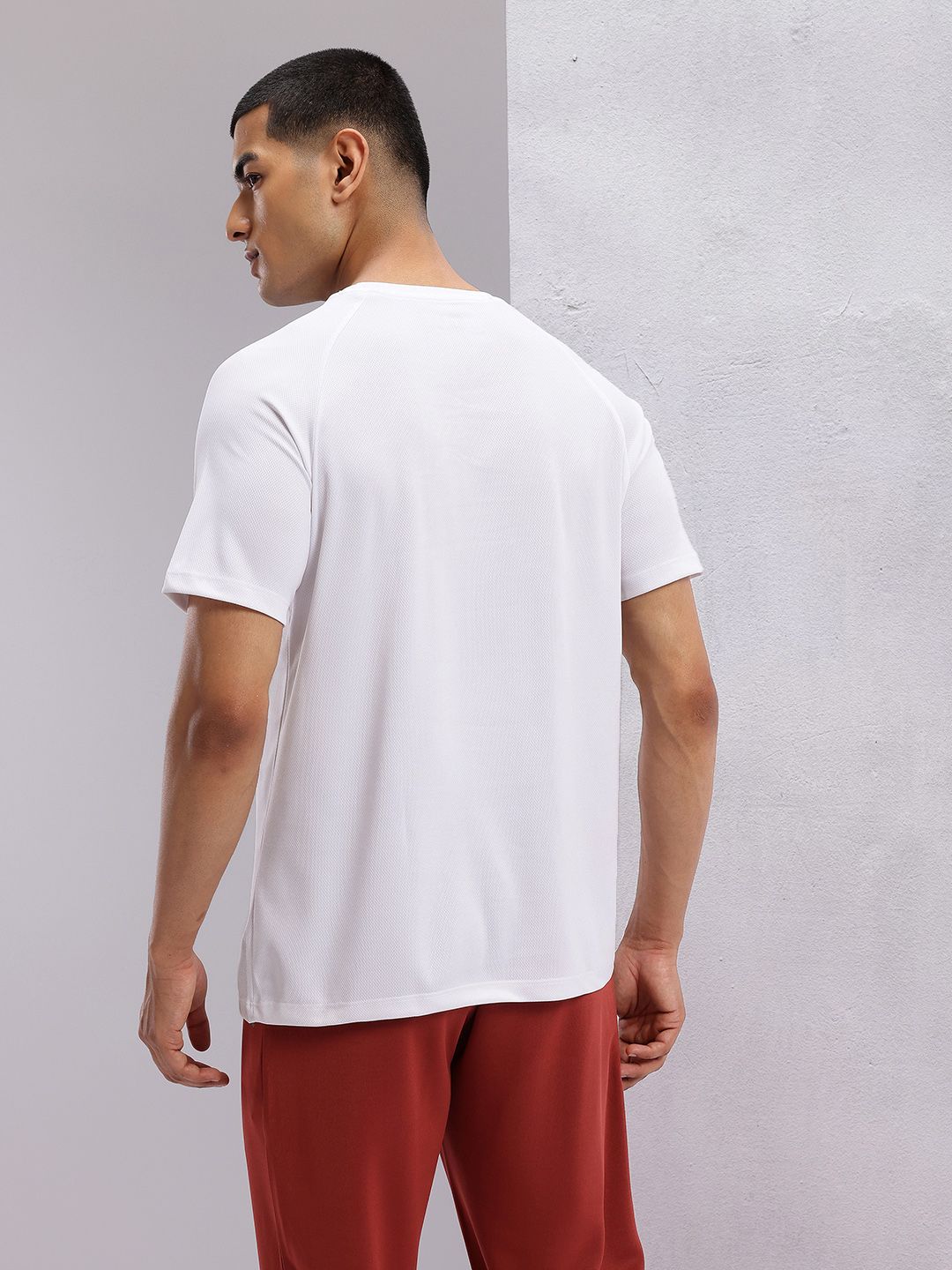 HRX by Hrithik Roshan Typography Printed Raglan Sleeves Rapid-Dry Running T-shirt