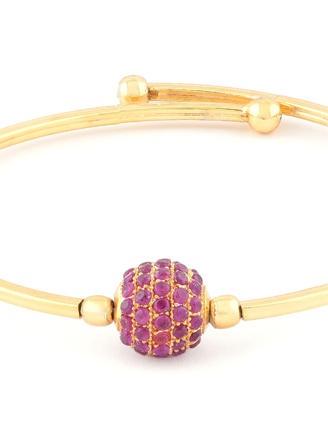 Pek Zaveri Pearls 2 Gelang Gaya Bangle Sadur Emas