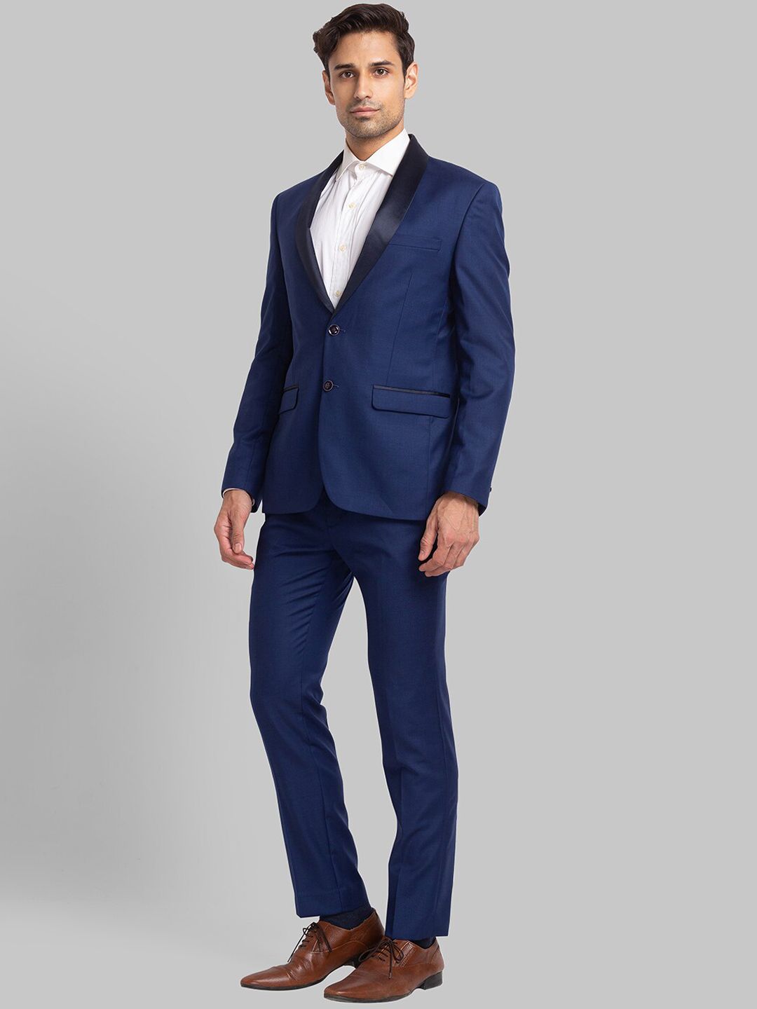 Park Avenue Men Super Slim-Fit Single-Breasted Two-Piece Suit