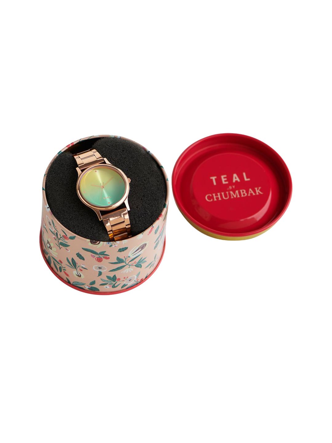 TEAL BY CHUMBAK Women Stainless Steel Bracelet Style Straps Digital Watch 8907605135224
