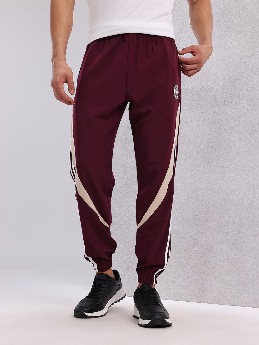 HRX by Hrithik Roshan Men Stripe Detail Lifestyle Track Pants