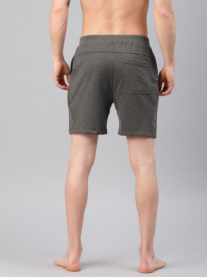 HRX by Hrithik Roshan Men Black Solid Regular Fit Yoga Shorts