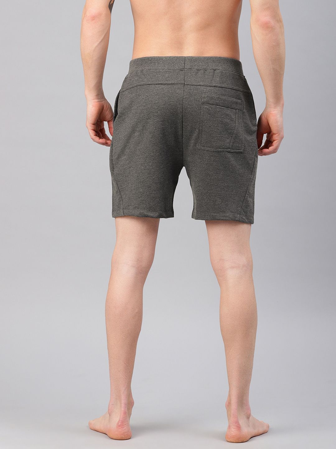 HRX by Hrithik Roshan Men Black Solid Regular Fit Yoga Shorts