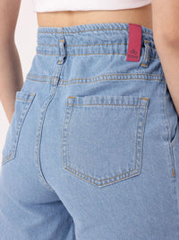 DressBerry Women Soft Edge Denim Above Knee Shorts