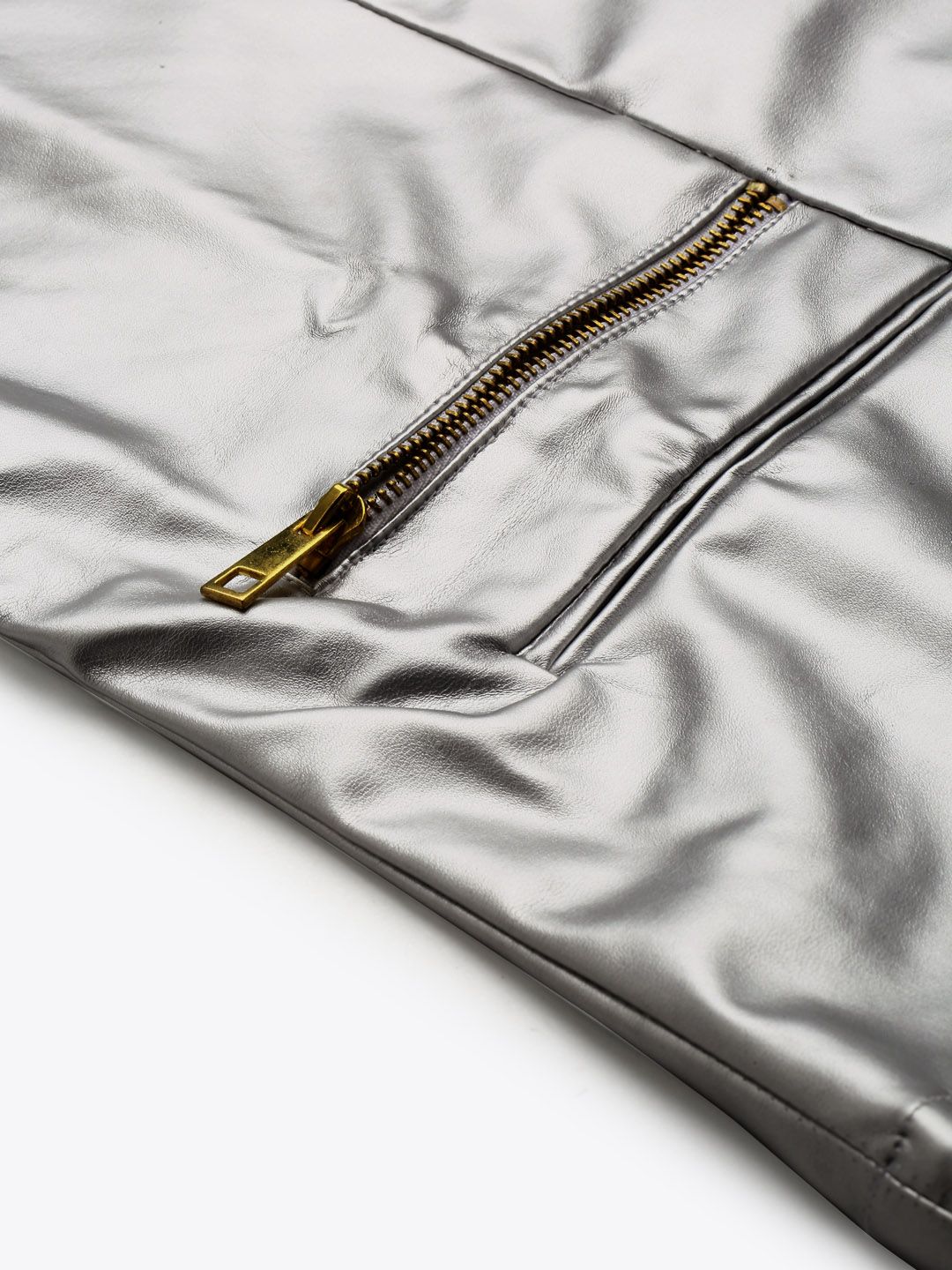 SASSAFRAS Women Silver-Toned Tailored Jacket