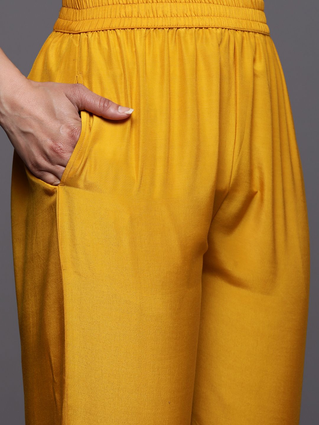 Libas Floral Embroidered Kurta with Trousers & With Dupatta