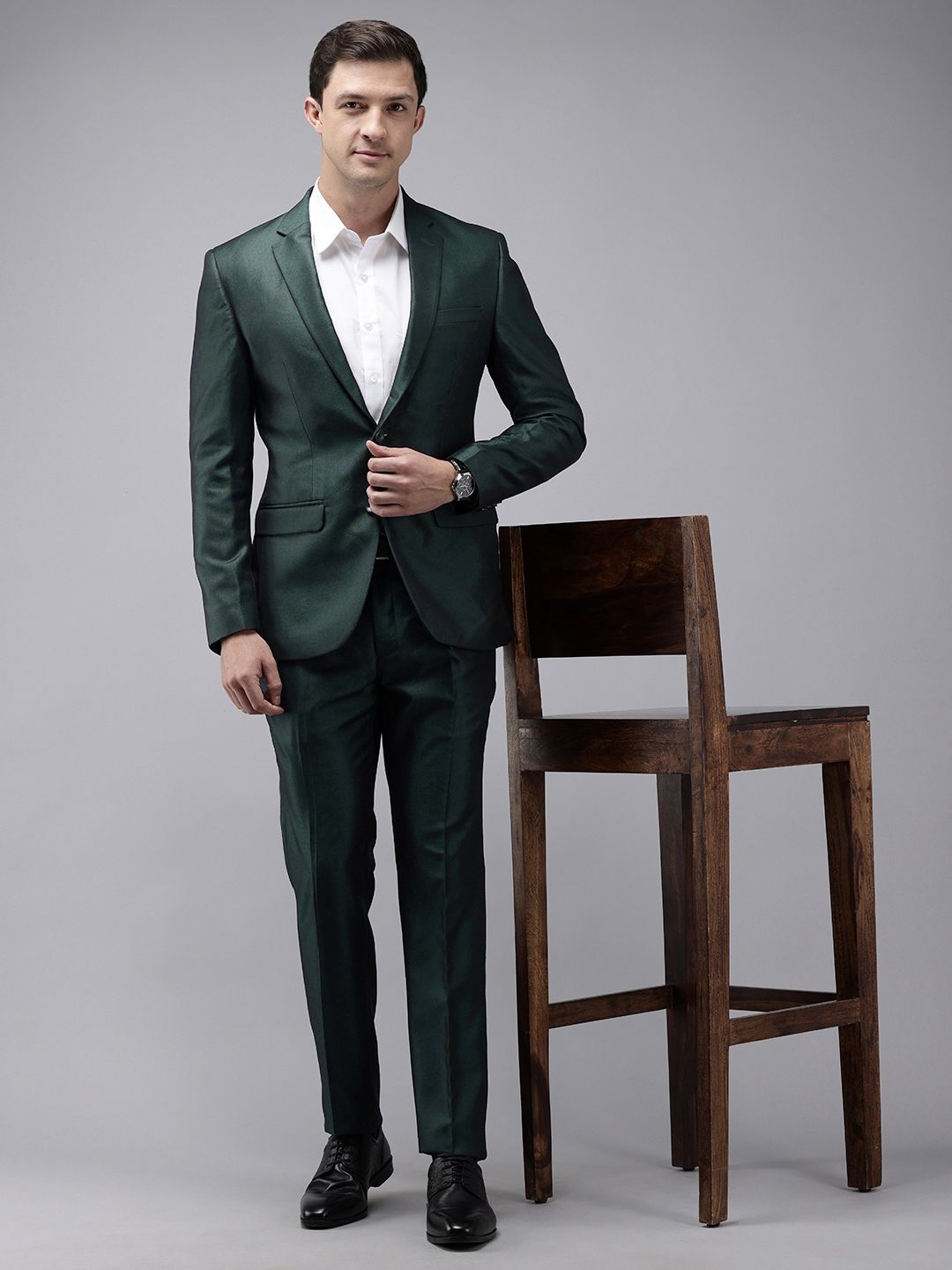 Park Avenue Super Slim Fit Single Breasted Party Wear Blazer and Trouser