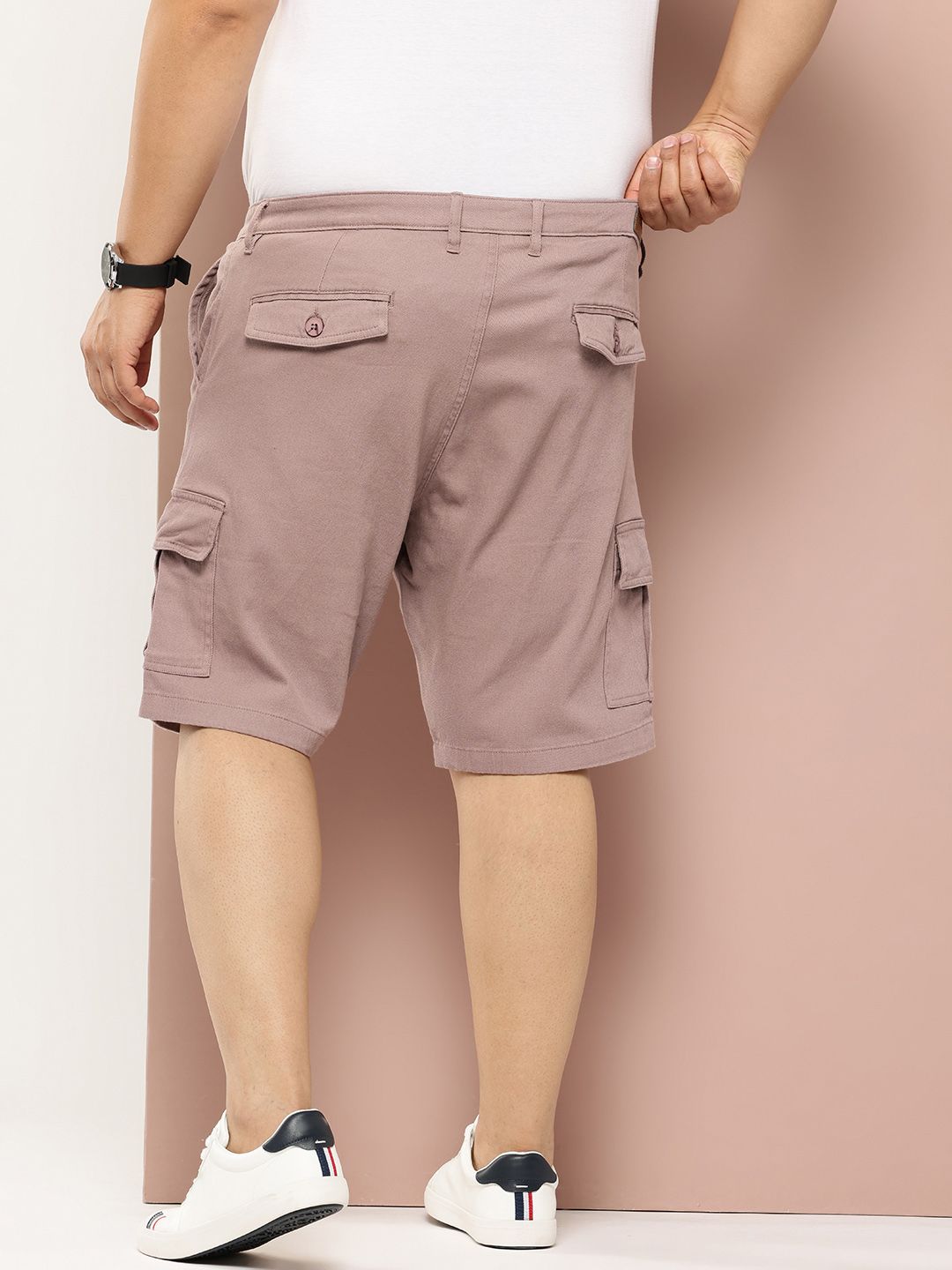 Thomas Scott Men Plus Size Cargo Shorts