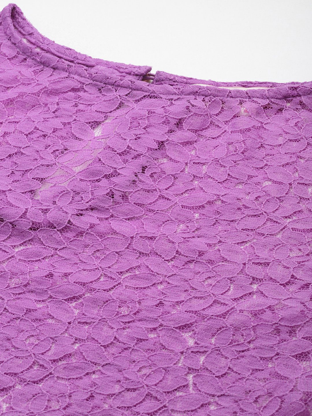 all about you Floral Puff Sleeve Lace Top