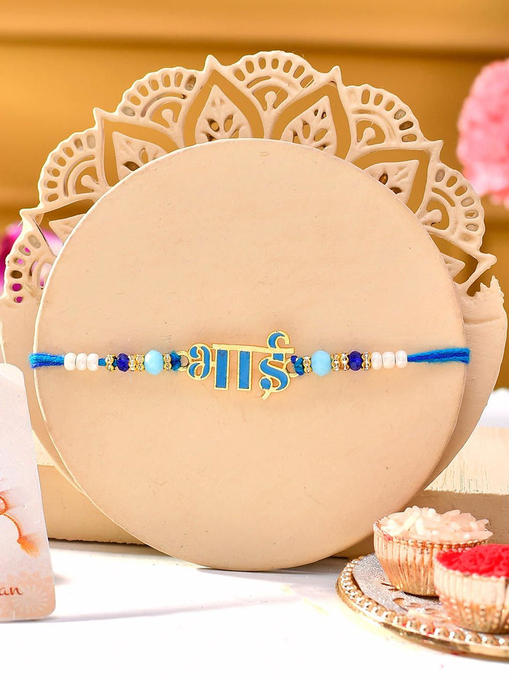 Voylla enamel tie-up bhai rakhi