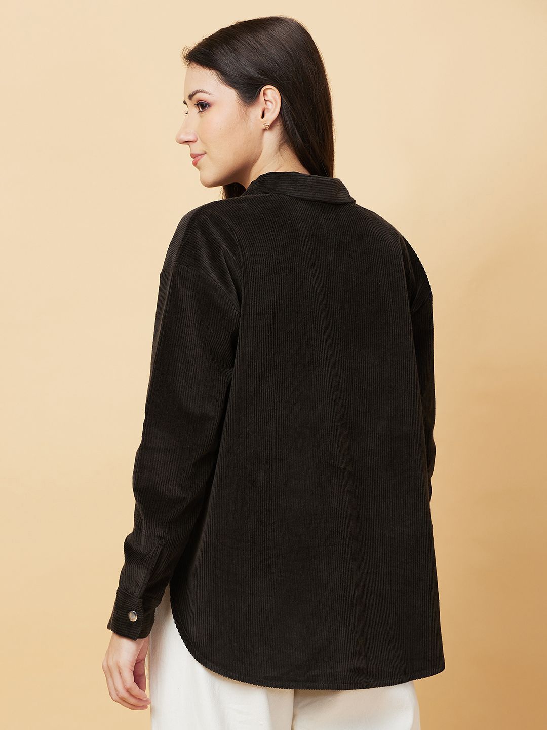 Being Human Women Opaque Casual Oversized Shirt